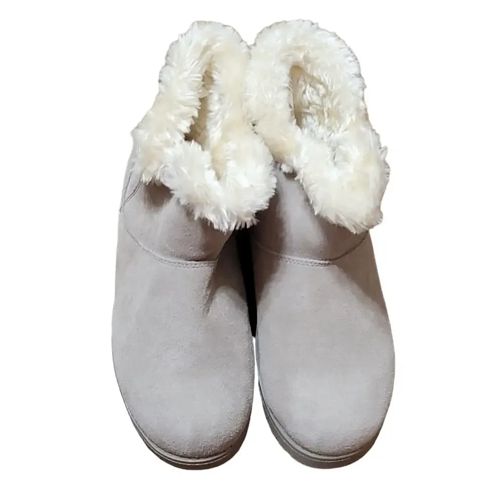 Universal Thread Mid Shearling Style Boots, Sz 7W, NWOT